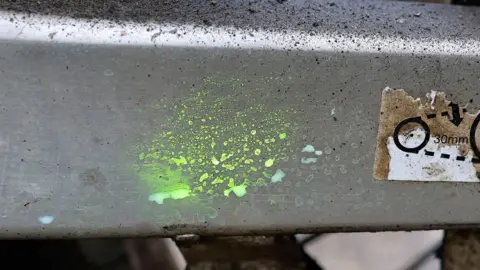 Greater Manchester Police Close up of the spray