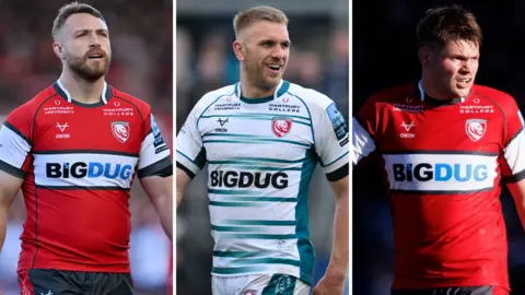 Ruan Ackermann, Chris Harris and Freddie Clarke