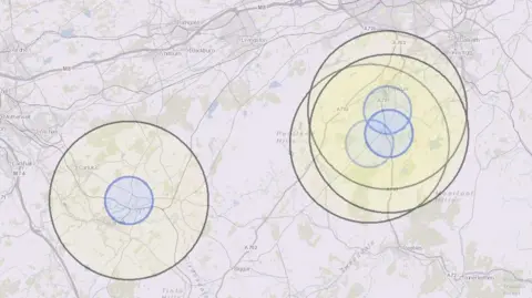 Scottish Government A map showing areas which are restricted and protected due to outbreaks of bird flu.