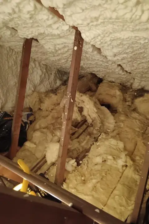 insulation in the loft of a house