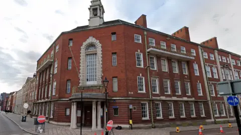 Former offices, on the corner of Grey Friars and Friar Lane, Leicester city centre