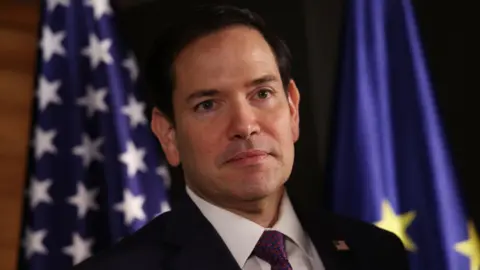 Getty Images US Secretary of State Marco Rubio at 61st Munich Security Conference on 15 February, 2025 in Munich, Germany. 