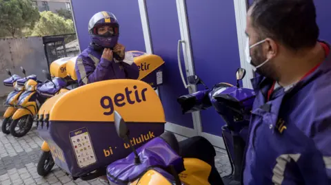 Getir delivery drivers
