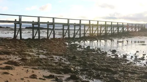 The shore at Culross in West Fife