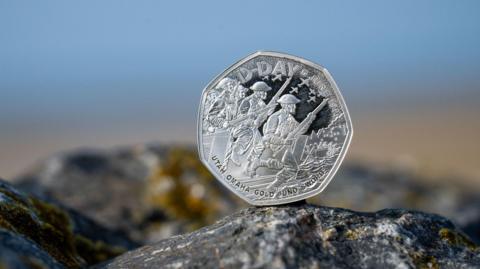 The D-Day 50p coin