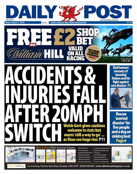 Daily Post Front page of Daily Post