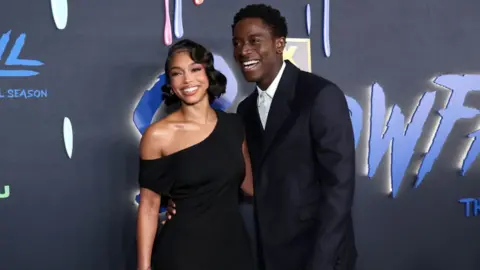 Getty Images Lori Harvey and Damson Idris