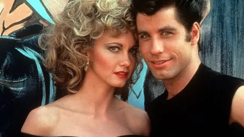 Getty Images Olivia Newton-John and John Travolta in Grease