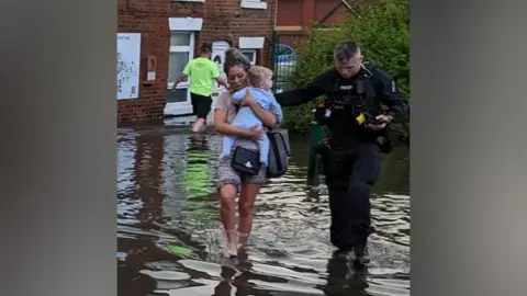 Flooding in Kirkham