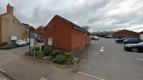 An image of the entrance to a car park in Ibstock