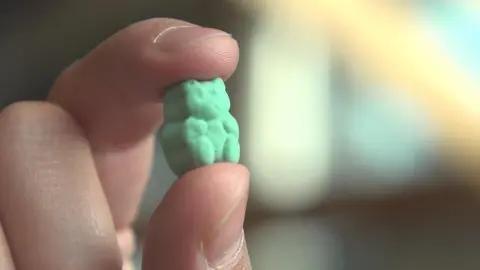 BBC The hair vitamin in the shape of a gummie bear