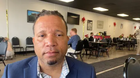 BBC/Mike Wendling – Portrait photo of Jacob Payen in a restaurant