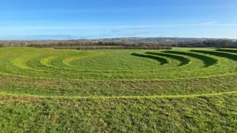 Google A sunken amphitheatre on Berrybank Park