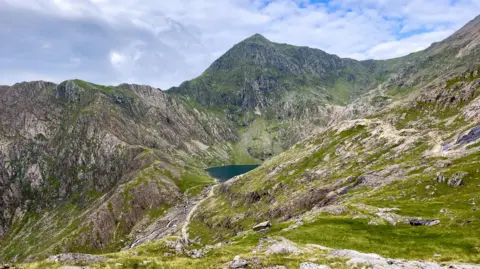 Getty Images A landscape view of Yr Wyddfa in Eryri National Park