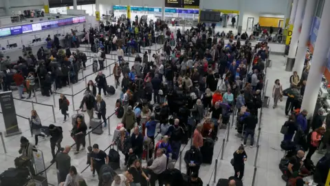 Reuters Gatwick Airport on Saturday