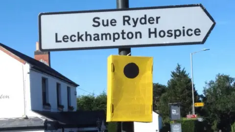 A fake speed camera in Shurdington