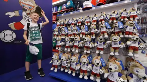 EPA Boy in Russia shop