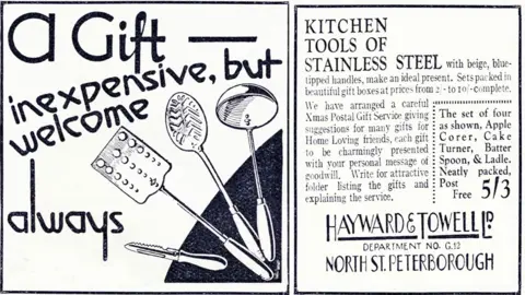 Alamy Advert for cutlery