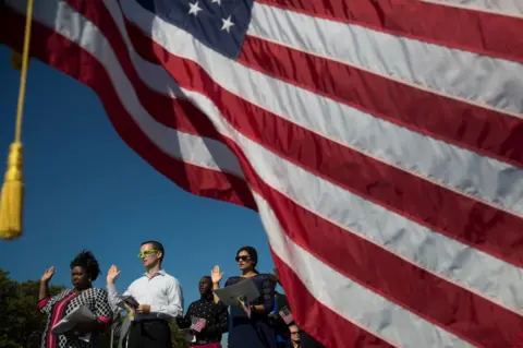 Getty Images swearing in ceremony for immigrants