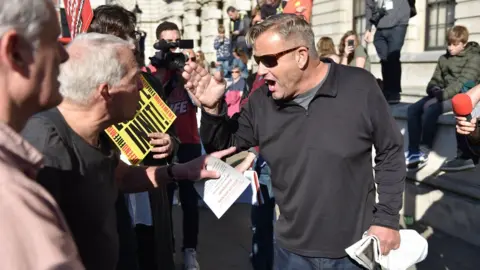 Getty Images Voters clashing over Brexit