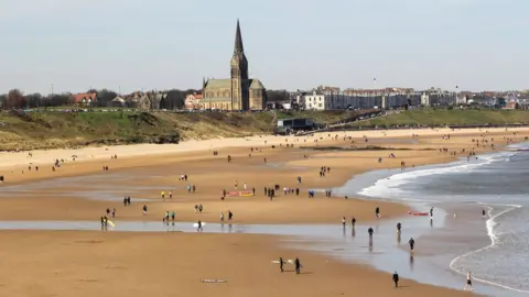 Getty Images Longsands Beach in Tynemouth