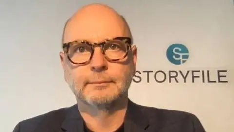 Storyfile StoryFile's Stephen Smith in an interactive video on the company website