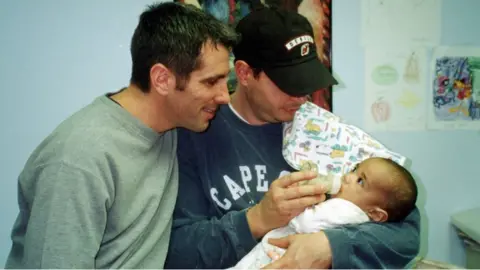 Pete Mercurio Danny and Pete picked up Kevin from the foster care agency on Friday 22 December 2000