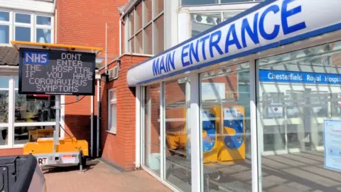 Chesterfield Royal Hospital NHS Trust Hospital Entrance