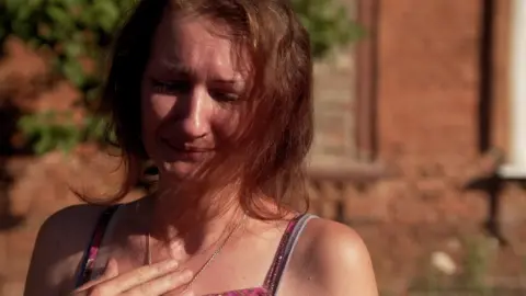 BBC Katya, leaving her home in Ukraine