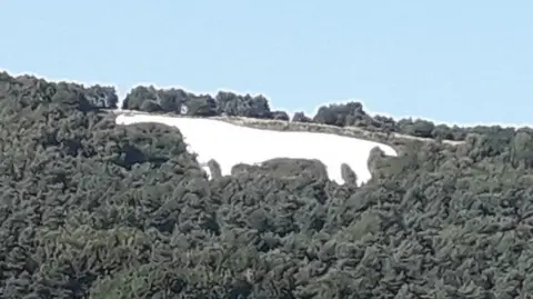 Forestry England The new-look Kilburn White Horse