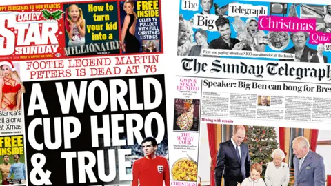 Front pages for 22 December 2019