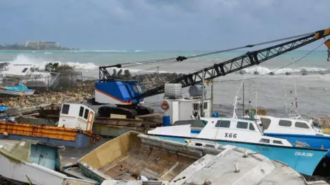Getty Images A photo of the hurricane