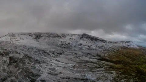 Martin Humphreys First dusting of snow of 2025 on Cader Idris, Mynydd Moel, all the way over to Tyrrau Mawr.
