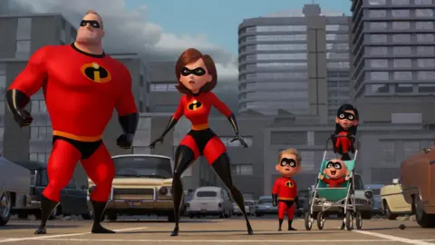 Pixar A scene from Incredibles 2