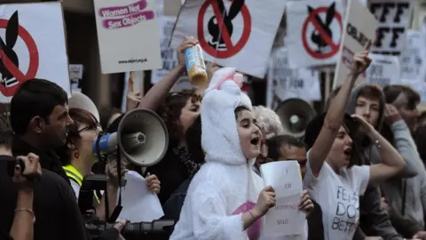 Getty Images Protesters in 2011