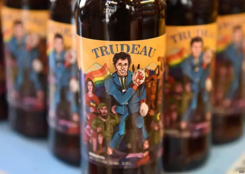 AFP PRavda's Trudeau beer