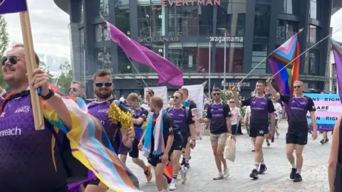 Nadia Gyane/BBC Essex Pride march