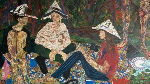 NML Paper Hats by Kathryn Maple (detail)