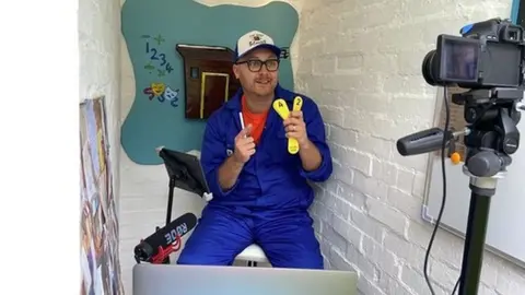 PA Media/Cuprinol Ashley Bates in his shed