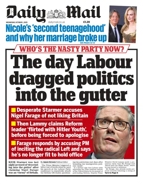  "The day Labour dragged politics into the gutter".