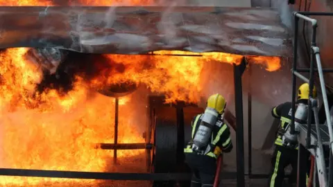 RFFS Guernsey airport firefighters