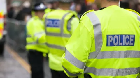 Getty Images UK police officers