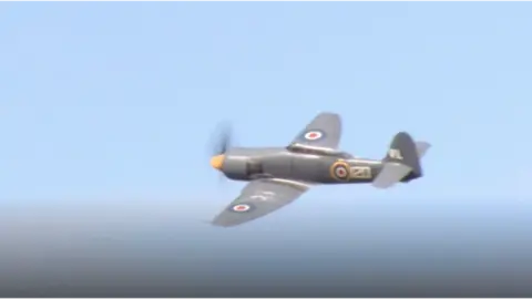 A Sea Fury plane