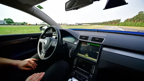 Getty Images Driverless car