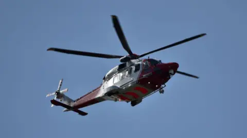 Coastguard helicopter