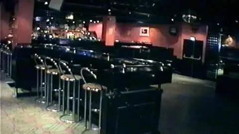 Avon and Somerset Police A nightclub dancefloor is pictured as well as bar stools.
