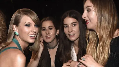 Getty Images Taylor Swift and Haim