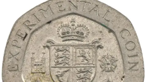 RWB Auctions Rare 25p coin being sold at auction