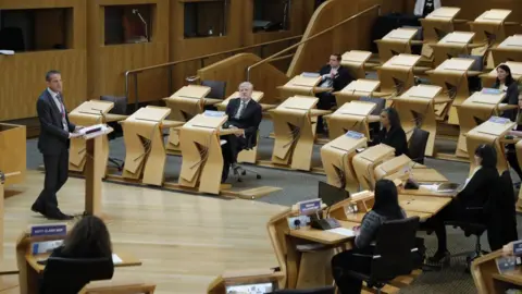 Andrew Cowan New MSPs on their first day at Holyrood