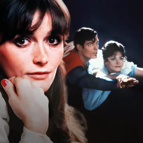 Getty Images Margot Kidder - with Christopner Reeve